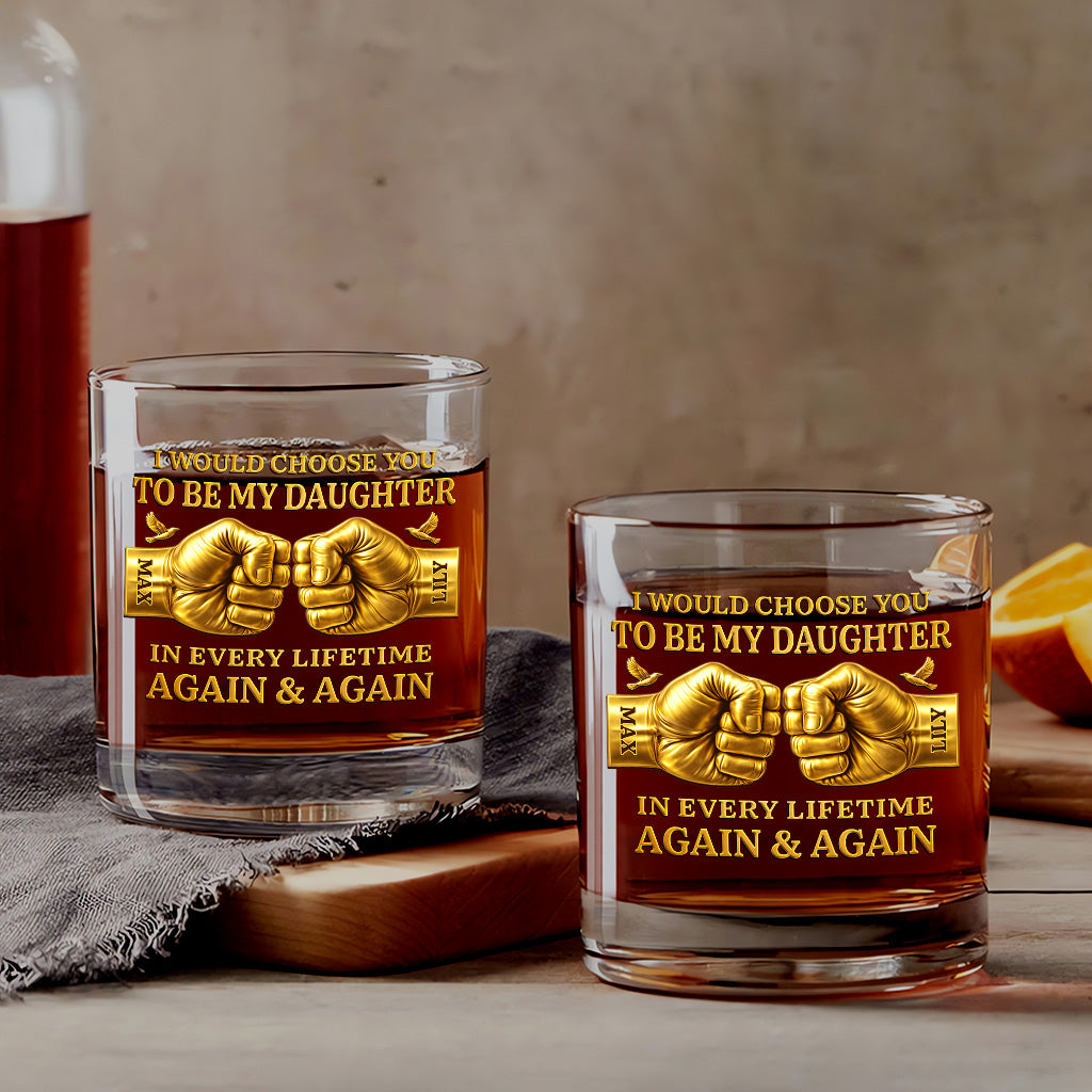 8165IUS1 3d printing effect custom whiskey glass i would choose you to be my son 8165icvmb_2