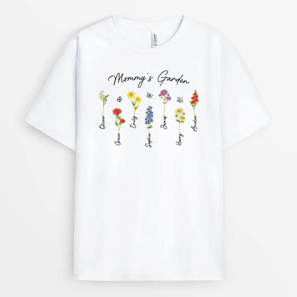 8171AUS1 personalized shirt with names grandmamoms garden gift 8171a8v5a_2