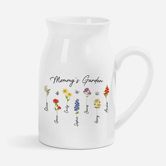 8171OUS1 personalized flower vase with names grandmamoms garden gift 8171o8v5a