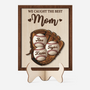 8172QUS1 personalized baseball wooden plaque we caught the best momdad 8172qcqha