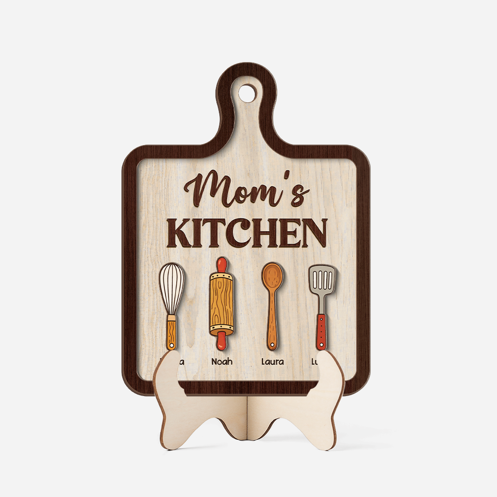 8176QUS1 moms kitchen wooden plaque custom gifts for momgrandma 8176qcxma