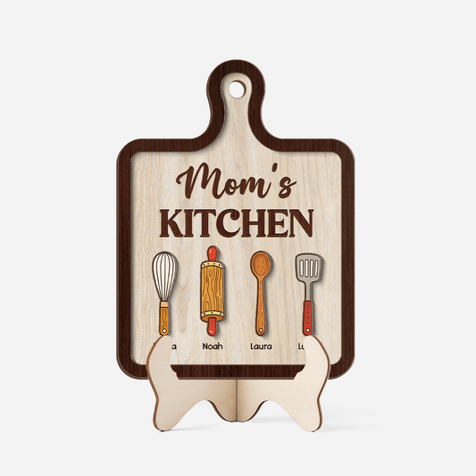 8176QUS1 moms kitchen wooden plaque custom gifts for momgrandma 8176qcxma