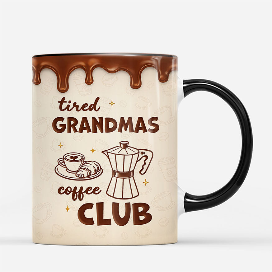8182MUS3 tired moms coffee club mug personalized mom gifts 8182mnvwa