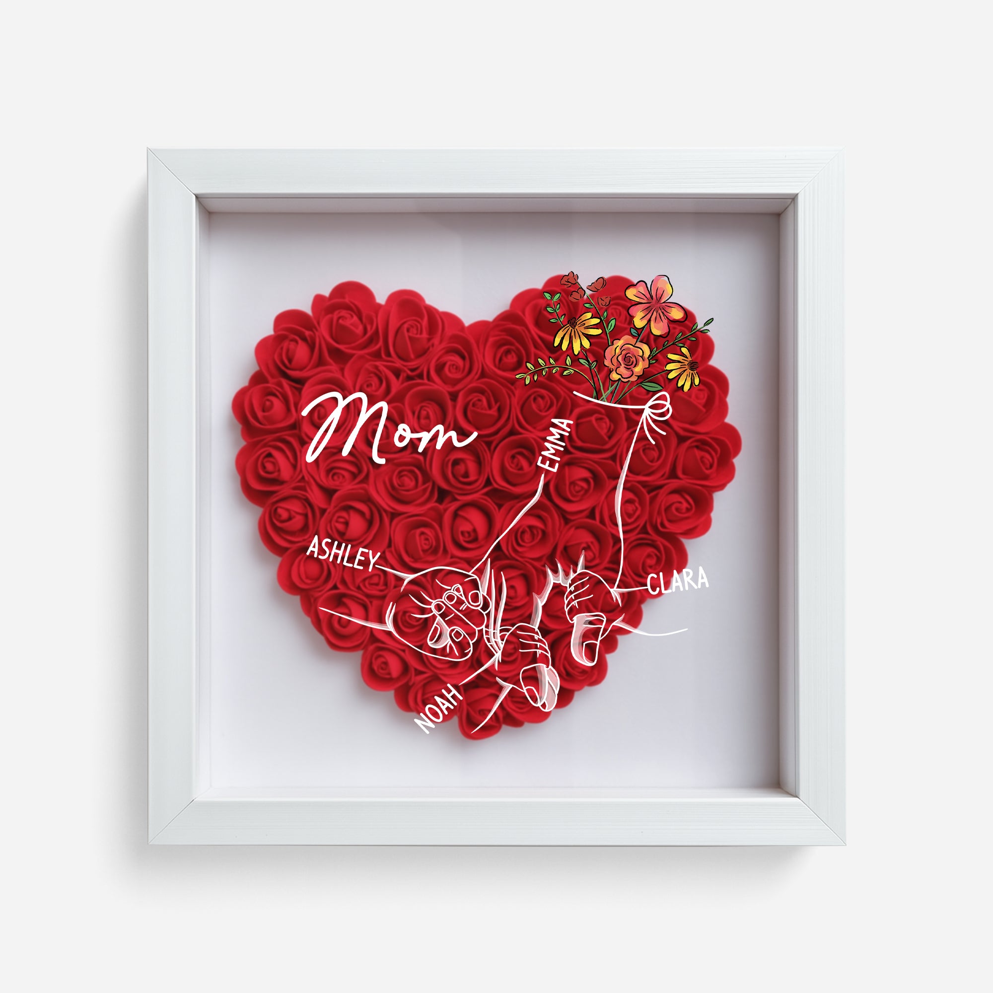 8215OUS1 custom flower shadow box mothers day gifts for momgrandma 8215o6p5a