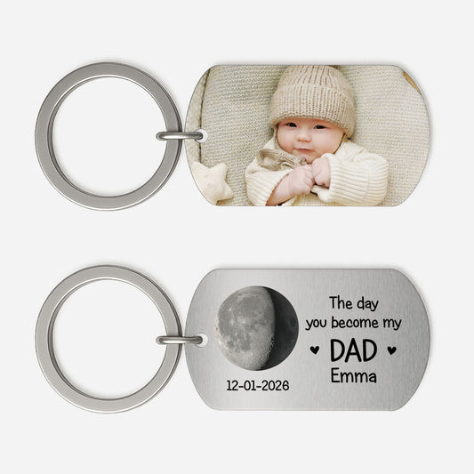 8217JUS1 personalized metal keychains moon phase picture gift for dadmom 8217j8vab_1