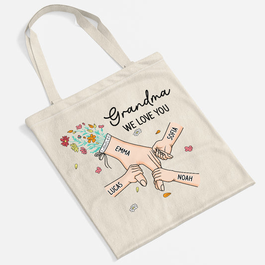 8227BUS2 hand in hand tote bag personalized gifts for momgrandma 8227b6paa