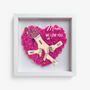 8227OUS03 hand in hand flower shadow box personalized gifts for momgrandma 8227o6p5a