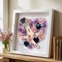 8227OUS05 hand in hand flower shadow box personalized gifts for momgrandma 8227o6p5a