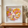 8227OUS06 hand in hand flower shadow box personalized gifts for momgrandma 8227o6p5a