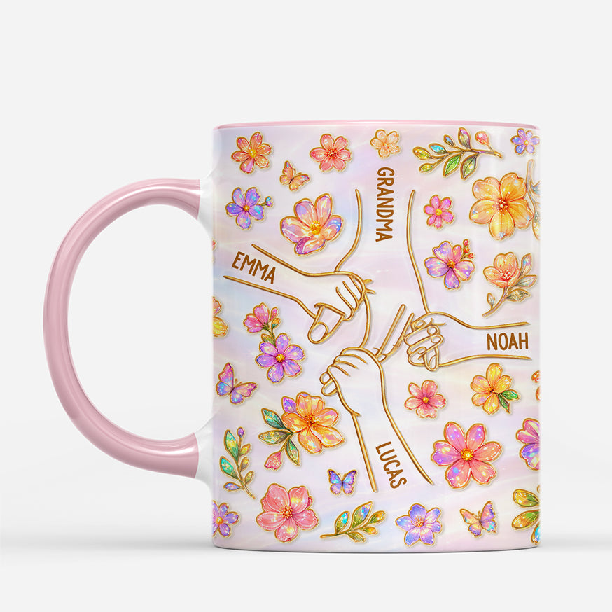 8230MUS2 3d printing effect hand in hand coffee mug customized gifts for momgrandma 8230maqza_af9221ec 8ac1 43b7 9a38 4539fba0a7bc