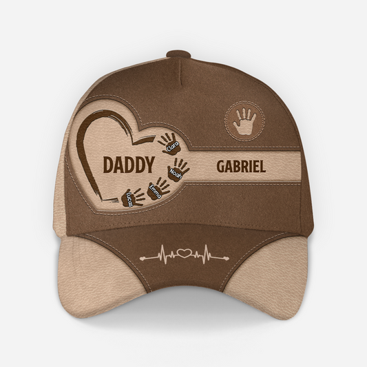 8231JUS1 3d printing effect personalized caps with handprints gifts for dadmom 8231jtkma_21aa7e62 e5d2 41a1 b8cc 09e24b582b40