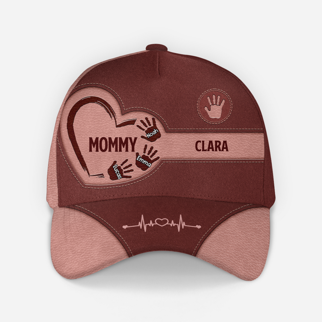 8231JUS2 3d printing effect personalized caps with handprints gifts for dadmom 8231jtkma_9598762f 0302 4bf5 a935 d89c5ab11ac0