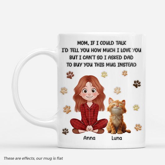 8234MUS1 3d printing effect custom cat mug mothers day gift from cat_ 8234m8czc