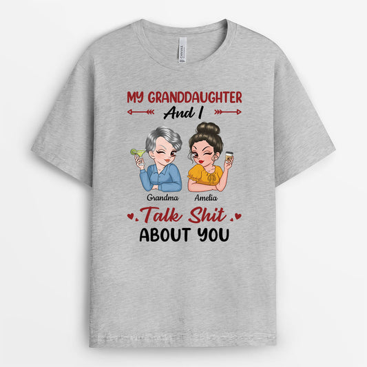8243AUS2 my daughter and i talk shit about you shirt custom gift for momgrandma 8243anvta