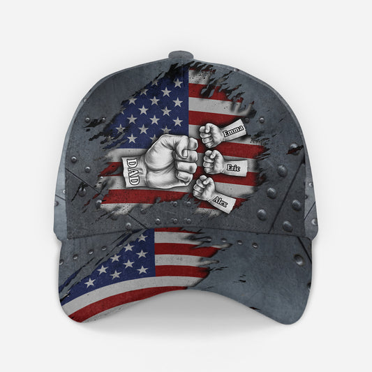8249JUS1 fist bump fathers day cap personalized gifts for dadgrandpa 8249j8lab