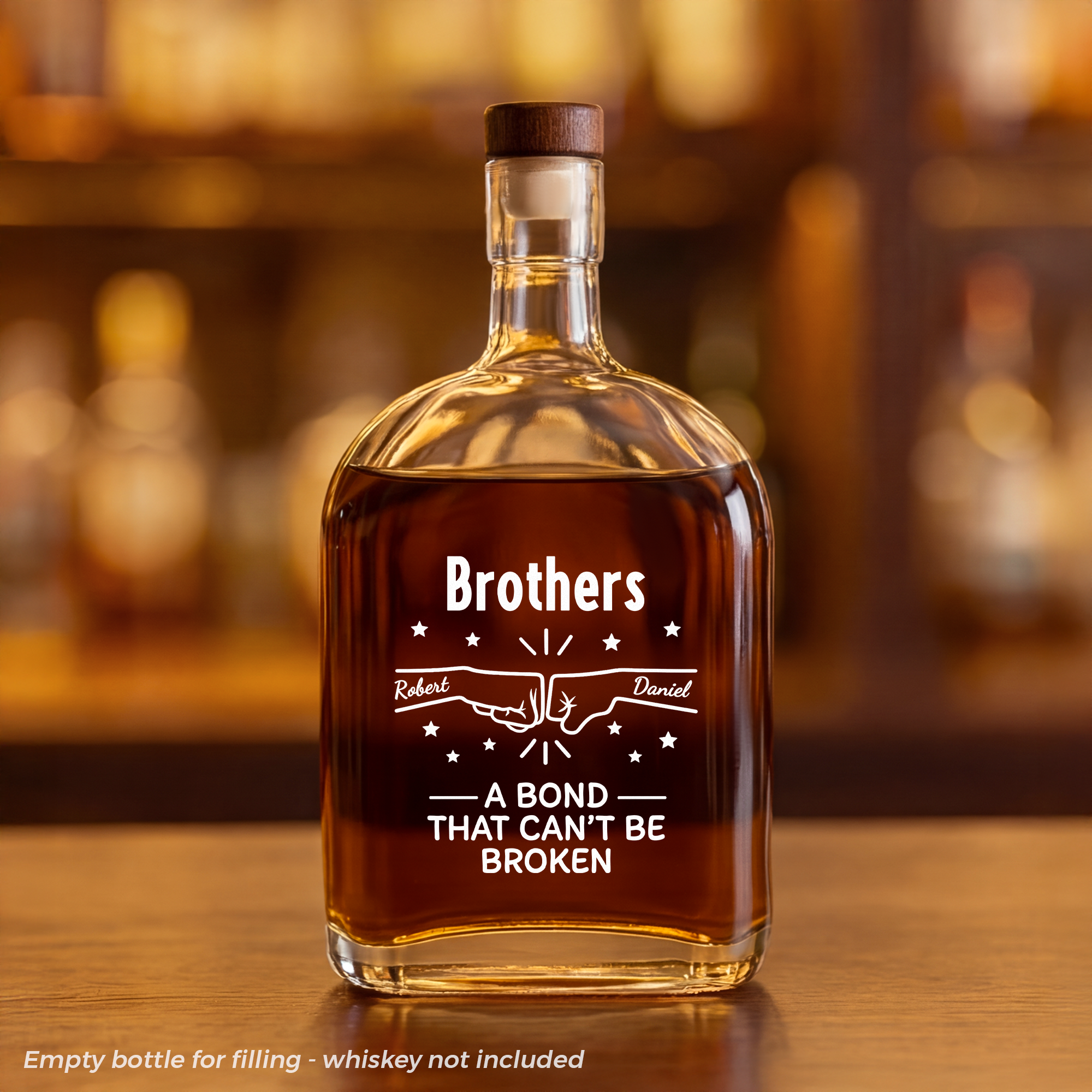 8255AUS1 personalized whiskey bottle gifts for brothers and sisters 8255aiah5e