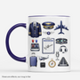 8285MUS1 3d printing effect pilot coffee mug_ personalized gifts for him 8285mcfnb