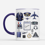 8285MUS2 3d printing effect pilot coffee mug_ personalized gifts for him 8285mcfnb