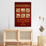 8299CUS3 3d printing effect to the world you are a mother canvas custom gifts for momgrandma 8299cnhwa