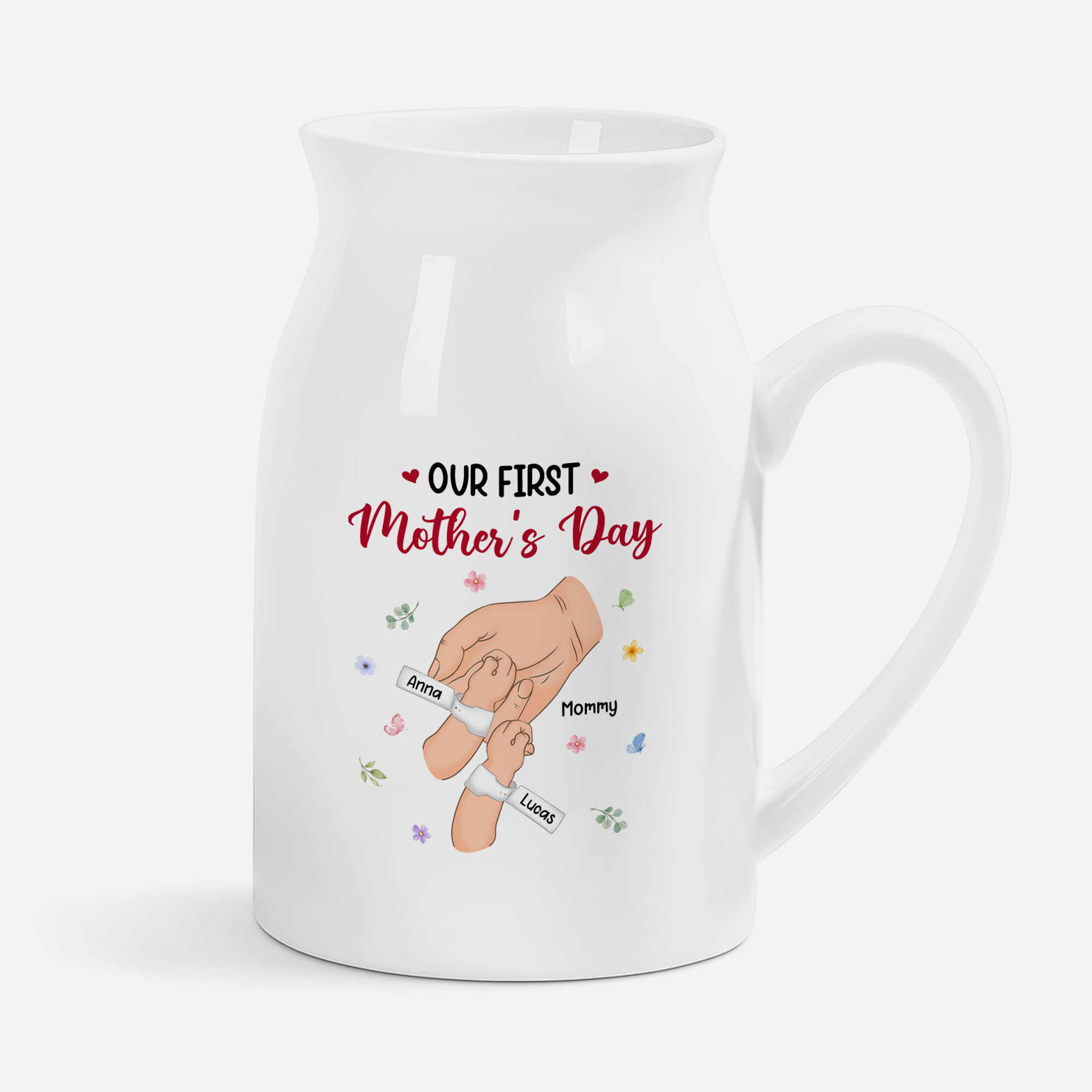 8308OUS1 personalized flower vases moms first mothers day gifts 8308otewa