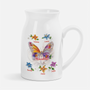 8309OUS1 3d printing effect butterfly grandma flower vase custom gift for momgrandma 8309otkaa
