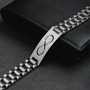 8325JUS2 stainless steel watch band bracelet with names custom couple gifts 8325jnf5g