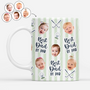 8328MUS1 best dad by par mug with faces custom golf gifts for dadgrandpa 8328msfwb