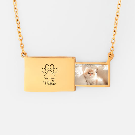 8334JUS1 envelope necklace with pet picture_ personalized gifts for pet lovers 8334j8p5d