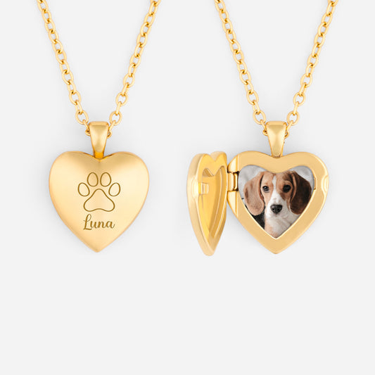 8334JUS1 heart shaped locket necklace_ with photo custom gifts for pet lovers 8334j8v5d_1