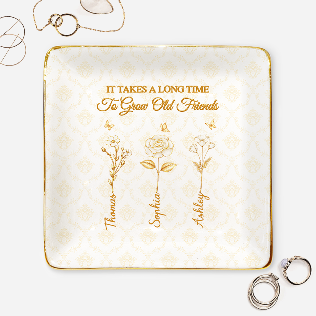 83362US1 3d printing effect personalized jewelry dish gifts for best friends 83362sfzf