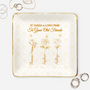 83362US1 3d printing effect personalized jewelry dish gifts for best friends 83362sfzf