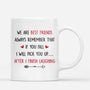 8361MUK3 personalised we are best friends mug for friends 8361m6ltf
