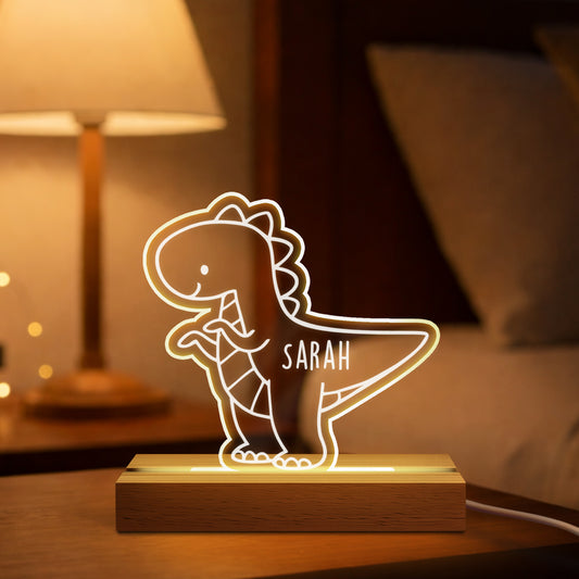 8387LUS1 dinosaur led night light personalized gifts for kids 8387lspwk