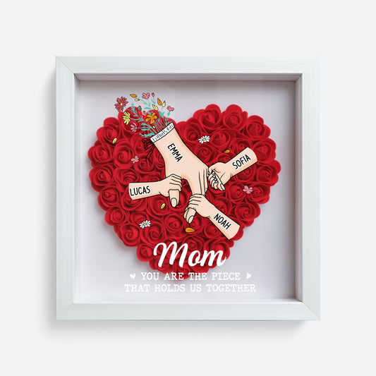 8392OUS1 personalized flower shadow box mothers day gift for momgrandma 8392o6p5a