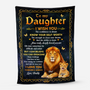 8397BUS1 to my daughter lion fleece blanket custom gifts for daughterson 8397b8fwk