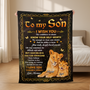 8397BUS2 to my daughter lion fleece blanket custom gifts for daughterson 8397b8fwk