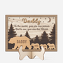 8423QUS1 wooden bear plaque personalized gift for dadmom 8423qcc1b_ece4dfa5 cd15 49dc 8626 f3ace871c28d