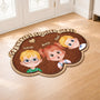8432AUS2 custom shaped doormat grandkids spoiled here gift for grandparents 8432adtkta