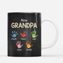 8456MUS3 first dad now grandpa handprint mug personalized grandpa gifts 8456mtktb_1ad56b67 749b 467a aa01 af46050beca3