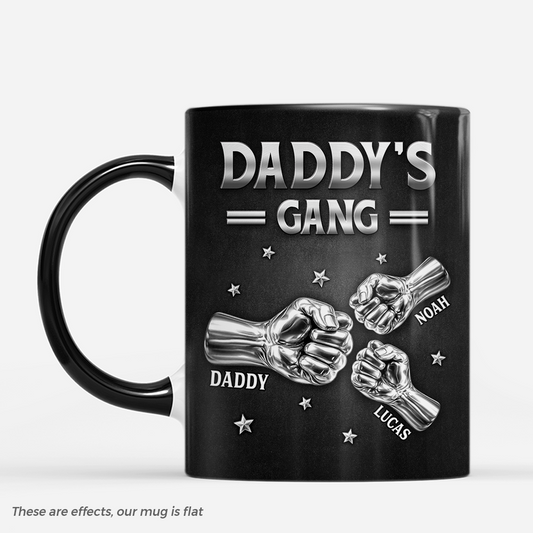 8458MUS1 3d printing effect daddy gang mug personalized mug for dadgrandpa 8458m8fmb