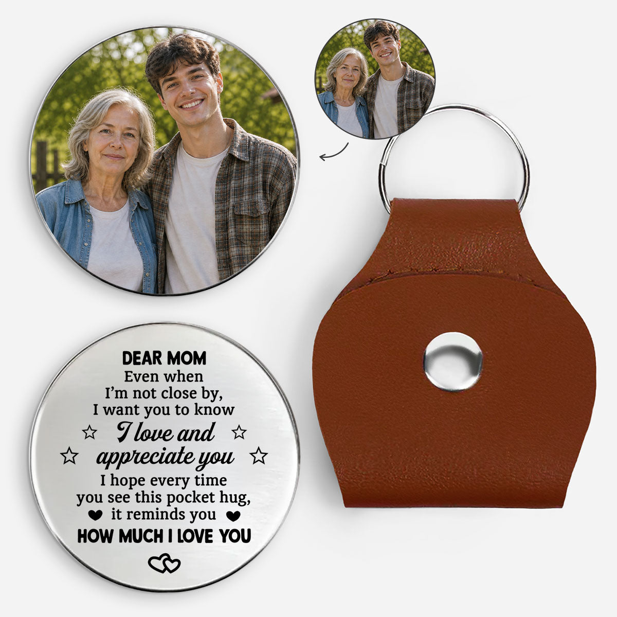 8485AUS1 i love and appreciate you pocket hug custom gifts for dadmom 8485aj6ela