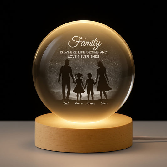 8505LUS1 custom crystal ball lamp family is where life begins and love never ends_ 8505lavzi_2