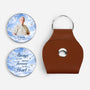 8518AUS1 custom leather pocket hug photo memorial gifts for dadmom 8518ajcpmb