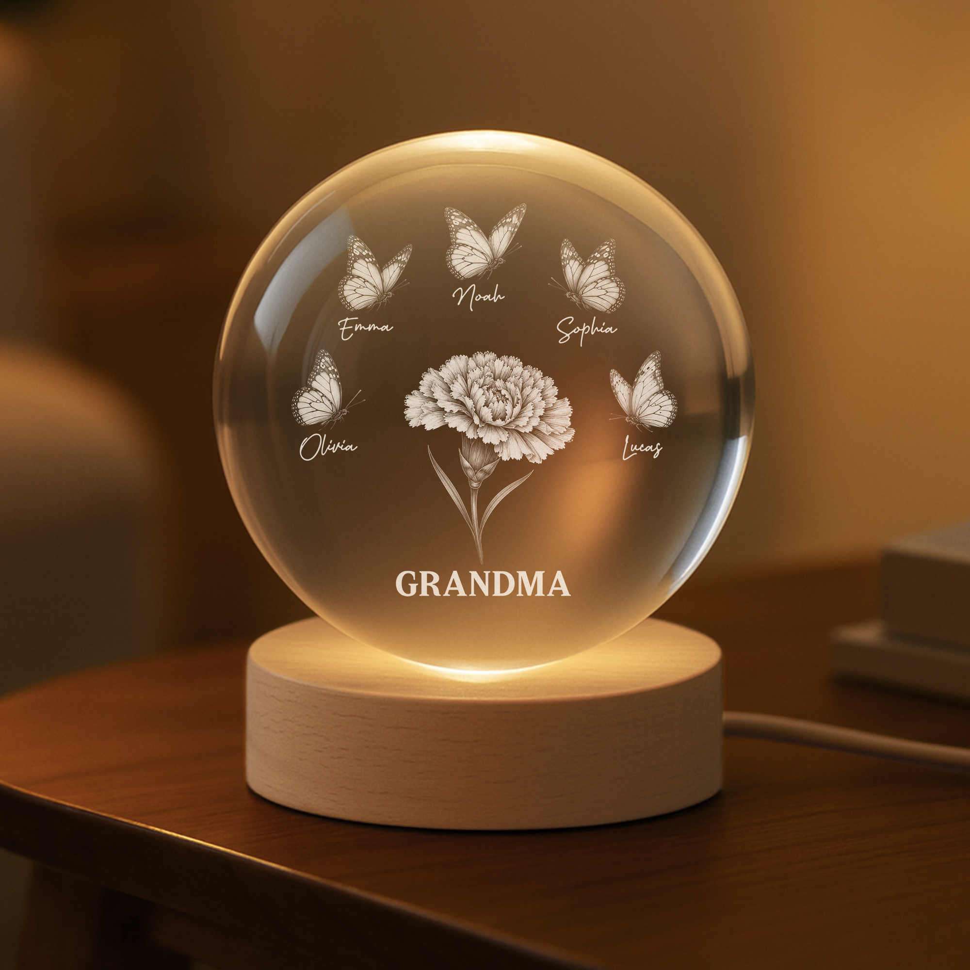 8530LUS2 personalized crystal ball lamp grandma gifts with grandkids names 8530lck2a_7802d8ef f471 4e84 8698 268b386c405a