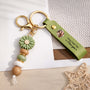 8540MUS1 daisy beaded keychain with photo personalized gifts for couples 8540mjsvcg_3