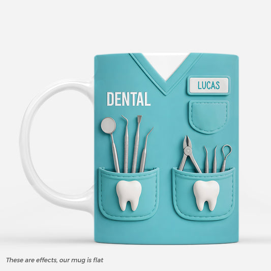 8541MUS1 3d printing effect dentist coffee mug_ personalized gifts for dentists 8541msp5b