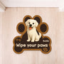 8545AUS1 wipe your paws doormat_ custom shaped doormat gifts for dog lovers 8545ad8hbc
