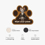 8545AUS4 wipe your paws doormat_ custom shaped doormat gifts for cat lovers 8545ad8hbd