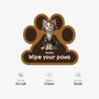 8545AUS5 wipe your paws doormat_ custom shaped doormat gifts for cat lovers 8545ad8hbd