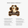 8545AUS6 wipe your paws doormat_ custom shaped doormat gifts for dog lovers 8545ad8hbc